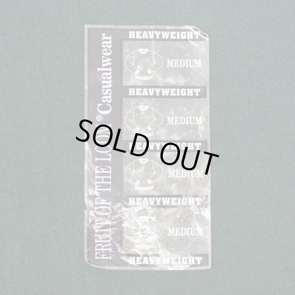 画像4: 90's FRUIT OF THE LOOM 無地スウェット “MADE IN USA / DEADSTOCK” (4)