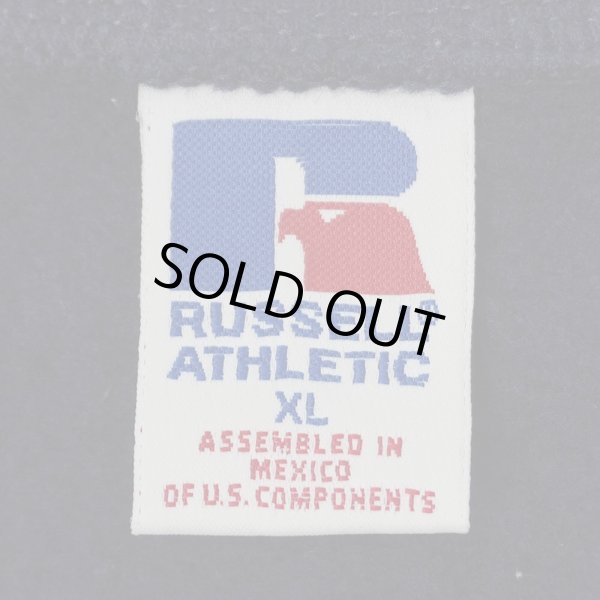 画像2: 90's RUSSELL フルジップ スウェットブルゾン "NAVY / US COMPONENTS" (2)