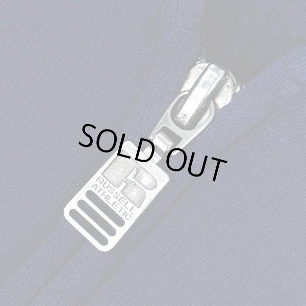 画像4: 90's RUSSELL フルジップ スウェットブルゾン "NAVY / US COMPONENTS" (4)