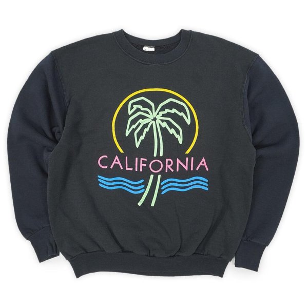 画像1: 90's CALIFORNIA スーベニア スウェット "2TONE / Fruit of the loom Body" (1)