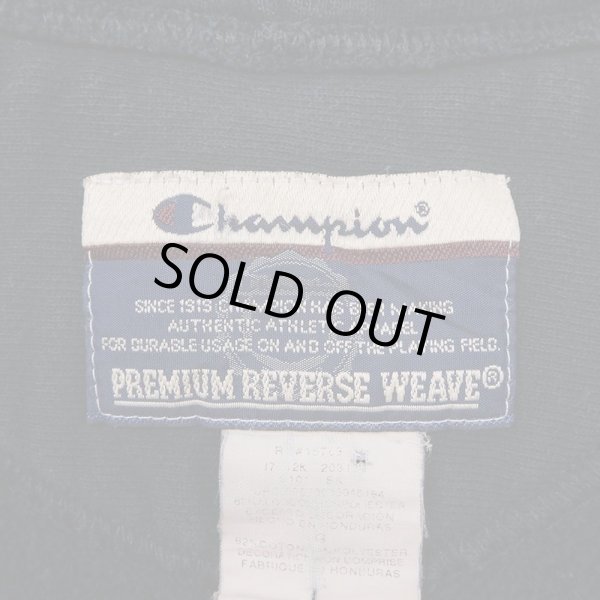 画像2: 00's Champion リバースウィーブ パーカー “目無し / BLACK” (2)