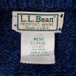 画像2: 80-90's L.L.Bean ウールニット "MADE IN USA / BLUE" (2)