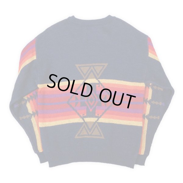 画像2: 70's Pendleton チーフジョセフ柄 ウールニット "MADE IN USA" (2)