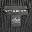 画像2: 90's croft & barrow コットンニット "BLACK" (2)