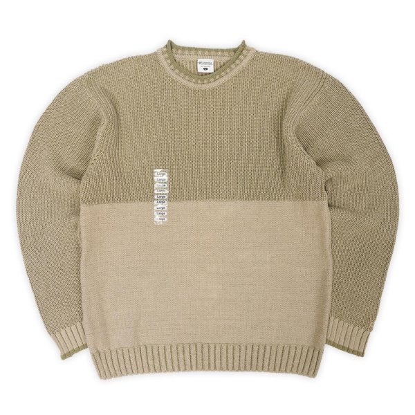 画像1: Early 00's Columbia ロールネック コットンニット "DEADSTOCK" (1)