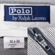 画像3: 90's Polo Ralph Lauren 2タック チノトラウザー "ピンチェック柄 / W32 L30" (3)