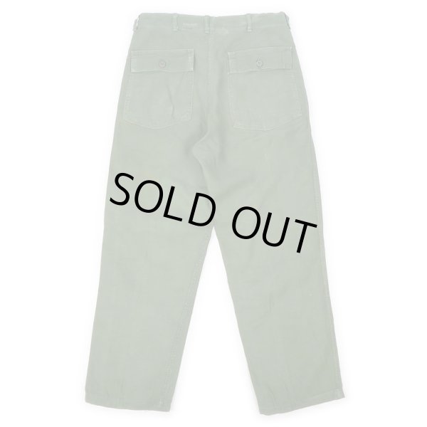 画像2: 60's US.ARMY コットンサテン ベイカーパンツ (2)