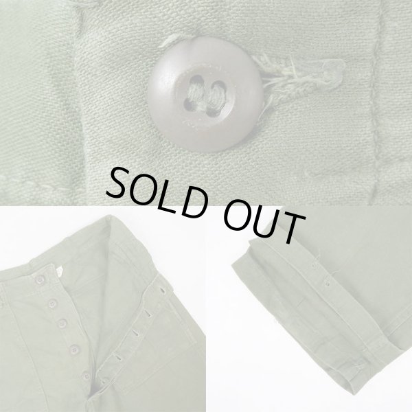 画像4: 60's US.ARMY コットンサテン ベイカーパンツ (4)