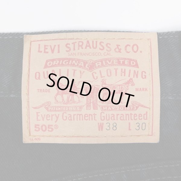 画像3: Early 00's Levi's 505 ブラックデニムパンツ “W38 L30 / MADE IN USA” (3)