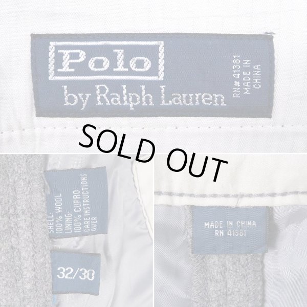画像3: 90's Polo Ralph Lauren ウールカーゴパンツ (3)