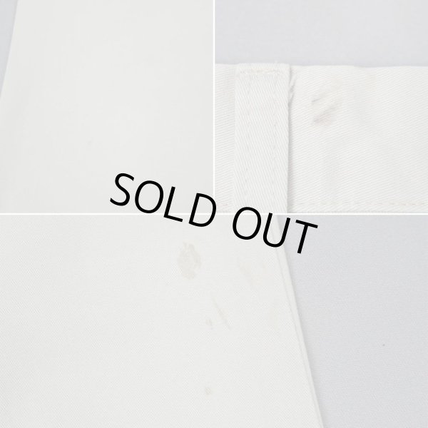 画像4: 00's DOCKERS 2タック チノトラウザー “IVORY / W32 L30” (4)