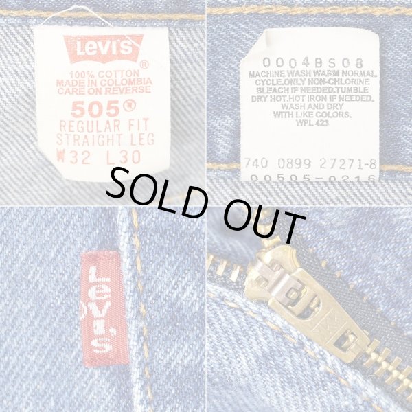 画像4: Late 90's Levi's 505 デニムパンツ "W32 L30" (4)