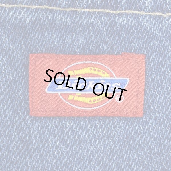 画像3: 00's Dickies ダブルニー デニムペインターパンツ "W36 L32" (3)