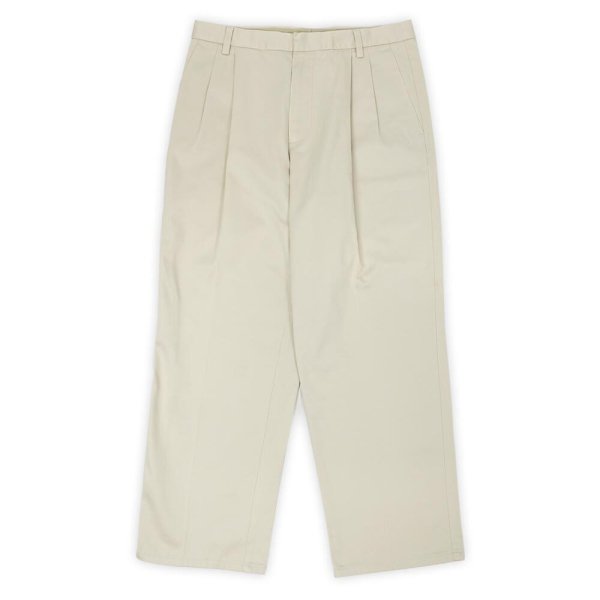 画像1: 00's DOCKERS 2タックチノトラウザー "W34 L29 / Light Beige" (1)