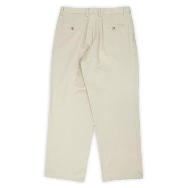 画像2: 00's DOCKERS 2タックチノトラウザー "W34 L29 / Light Beige" (2)