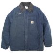 画像1: 80-90's Carhartt トラディショナルコート "企業ロゴ刺繍" (1)