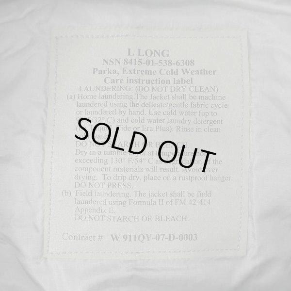 画像6: 【WILDTHINGS / DEADSTOCK / L-LONG】 US. Armed Forces ECWCS LEVEL7 プリマロフトパーカー (6)