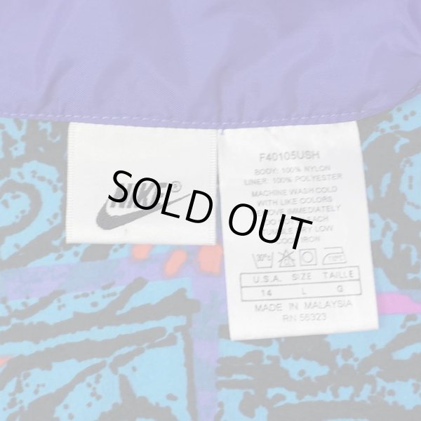 画像3: 90's NIKE 総柄 ナイロンジャケット (3)