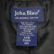 画像2: 90's John Blair パデッド キャップショルダージャケット "BLACK” (2)