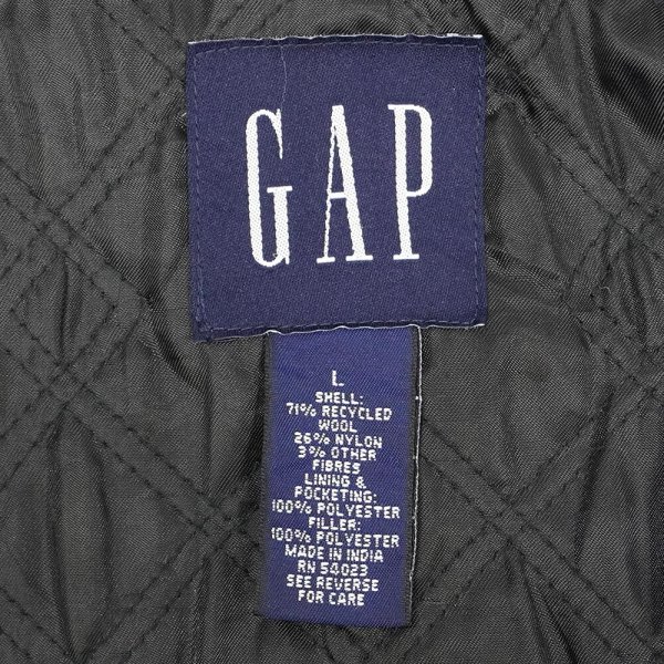 画像2: 00's OLD GAP ウールスポーツジャケット (2)