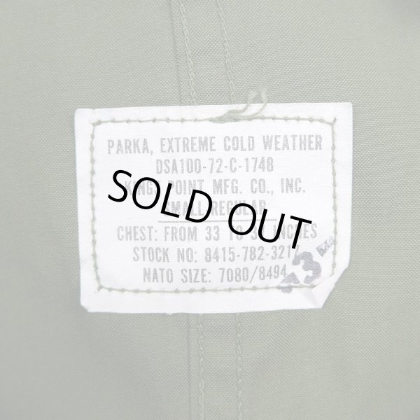 画像3: 70's US.ARMY M-65 フィッシュテールコート “SMALL / DEADSTOCK” (3)
