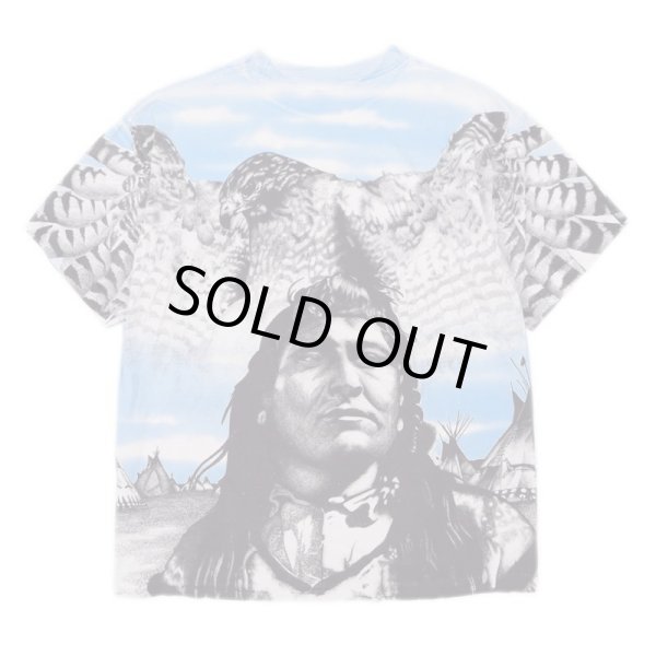 画像2: 90's unknown オールオーバープリントTシャツ (2)