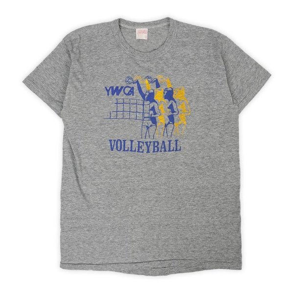 画像1: 80's YWCA VALLEYBALL プリントTシャツ “MADE IN USA” (1)
