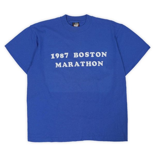 画像1: Late 80's BOSTON MARATHON プリントTシャツ "MADE IN USA" (1)