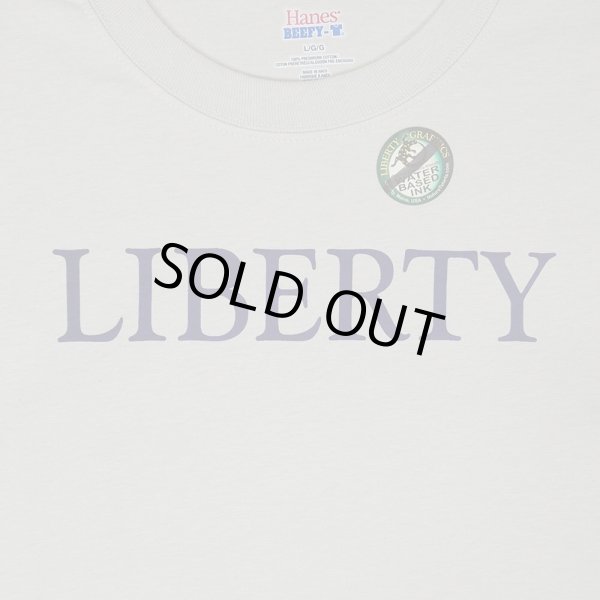 画像2: 【L / DEADSTOCK】00's LIBERTY GRAPHICS ロゴプリントTシャツ (2)