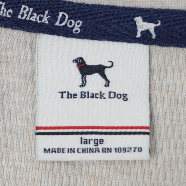 画像2: 00's The Black Dog ヘンリーネック サーマルカットソー (2)