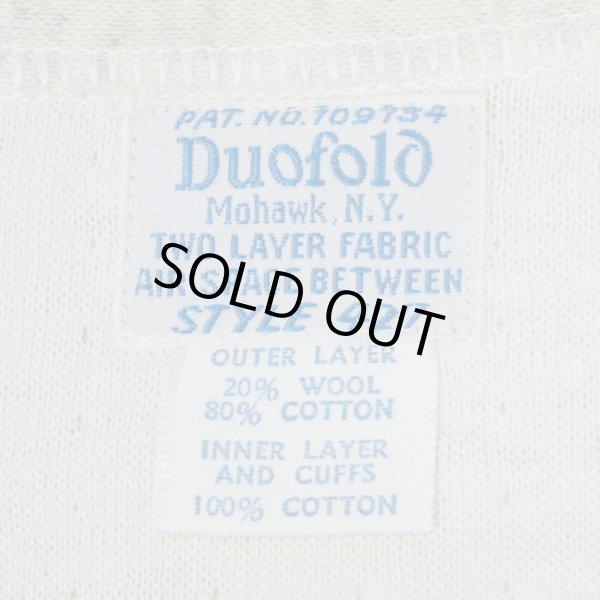 画像2: 50's duofold 2PLY ヘンリーネックカットソー "DEADSTOCK" (2)