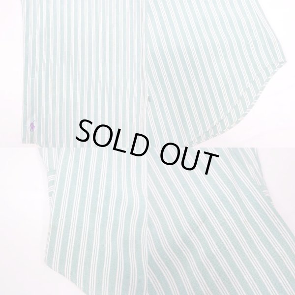 画像5: 90's Ralph Lauren マルチストライプ柄 ボタンダウンシャツ “THE BIG OXFORD” (5)