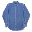 画像1: 90's Polo Ralph Lauren デニムボタンダウンシャツ (1)