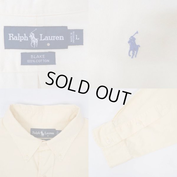 画像3: 90's Polo Ralph Lauren ボタンダウンシャツ “BLAKE” (3)