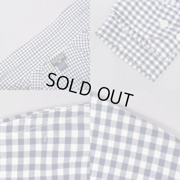 画像4: 90's POLO JEANS ギンガムチェック柄 ボタンダウンシャツ (4)