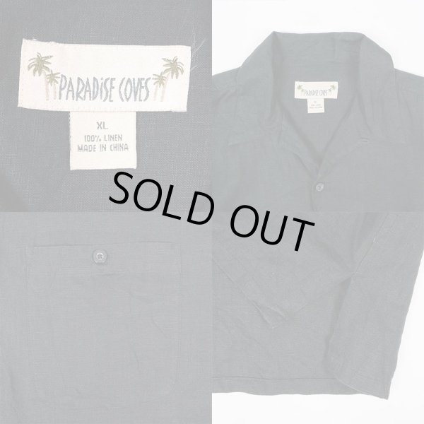 画像3: 90's PARADISE COVES オープンカラー リネンシャツ (3)