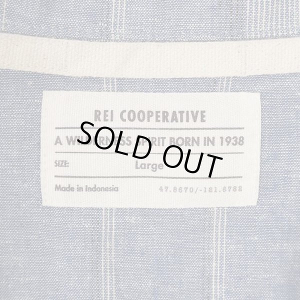 画像2: 00's REI S/S オープンカラーシャツ "DEADSTOCK / HEMP×COTTON" (2)