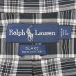 画像2: 90's Polo Ralph Lauren S/S ボタンダウンシャツ "BLAKE / BLACK Plaid" (2)