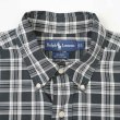 画像3: 90's Polo Ralph Lauren S/S ボタンダウンシャツ "BLAKE / BLACK Plaid" (3)