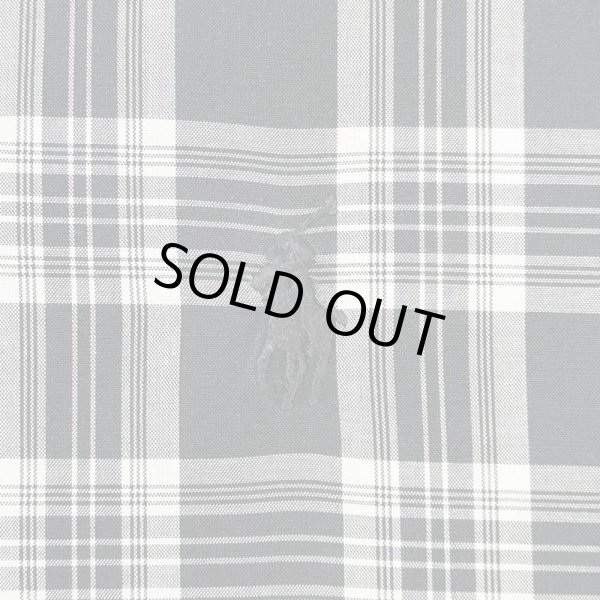 画像4: 90's Polo Ralph Lauren S/S ボタンダウンシャツ "BLAKE / BLACK Plaid" (4)