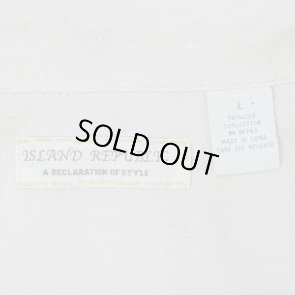 画像2: 90's ISLAND REPUBLIC S/S オープンカラーシャツ (2)