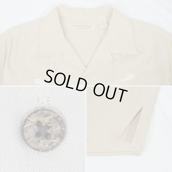 画像3: 90's ISLAND REPUBLIC S/S オープンカラーシャツ (3)