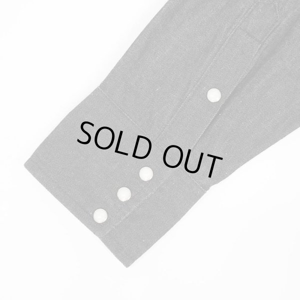 画像5: 90's Wrangler 先染め ブラックデニムウエスタンシャツ "MADE IN USA" (5)