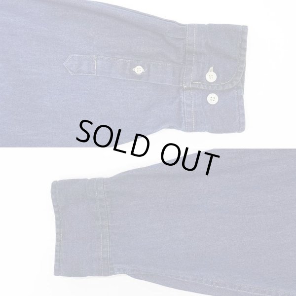 画像4: 90's ST JOHN'S BAY デニムボタンダウンシャツ (4)