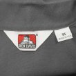 画像2: 00's BEN DAVIS S/S ハーフジップ ワークシャツ "MADE IN USA / DEADSTOCK / CHARCOAL" (2)