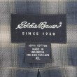 画像2: Early 00's Eddie Bauer コットンワークシャツ "Black Ombre Plaid" (2)