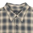 画像3: Early 00's Eddie Bauer コットンワークシャツ "Black Ombre Plaid" (3)