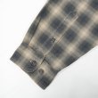 画像4: Early 00's Eddie Bauer コットンワークシャツ "Black Ombre Plaid" (4)