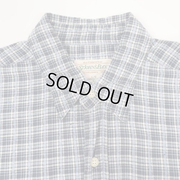 画像3: 90's ST JOHN'S BAY S/S シアサッカーシャツ (3)