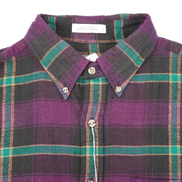 画像3: 90's MOUNTAIN EXPRESS フランネル ボタンダウンシャツ "DEADSTOCK" (3)